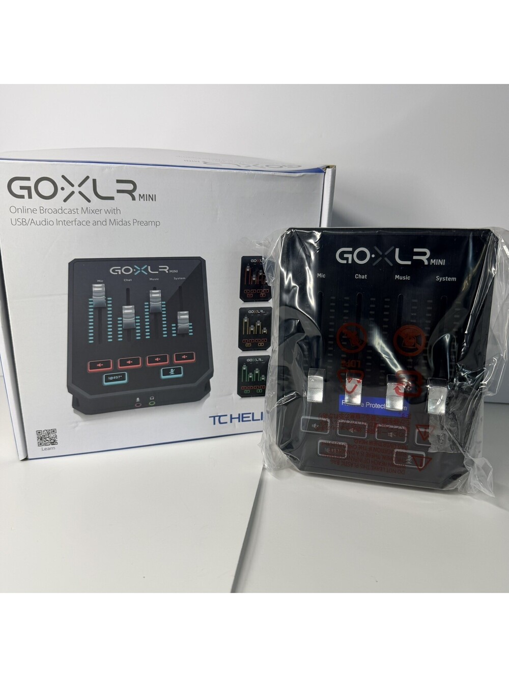 TC-Helicon GoXLR Mini Broadcast Mixer USB Audio Interface Midas Preamp New